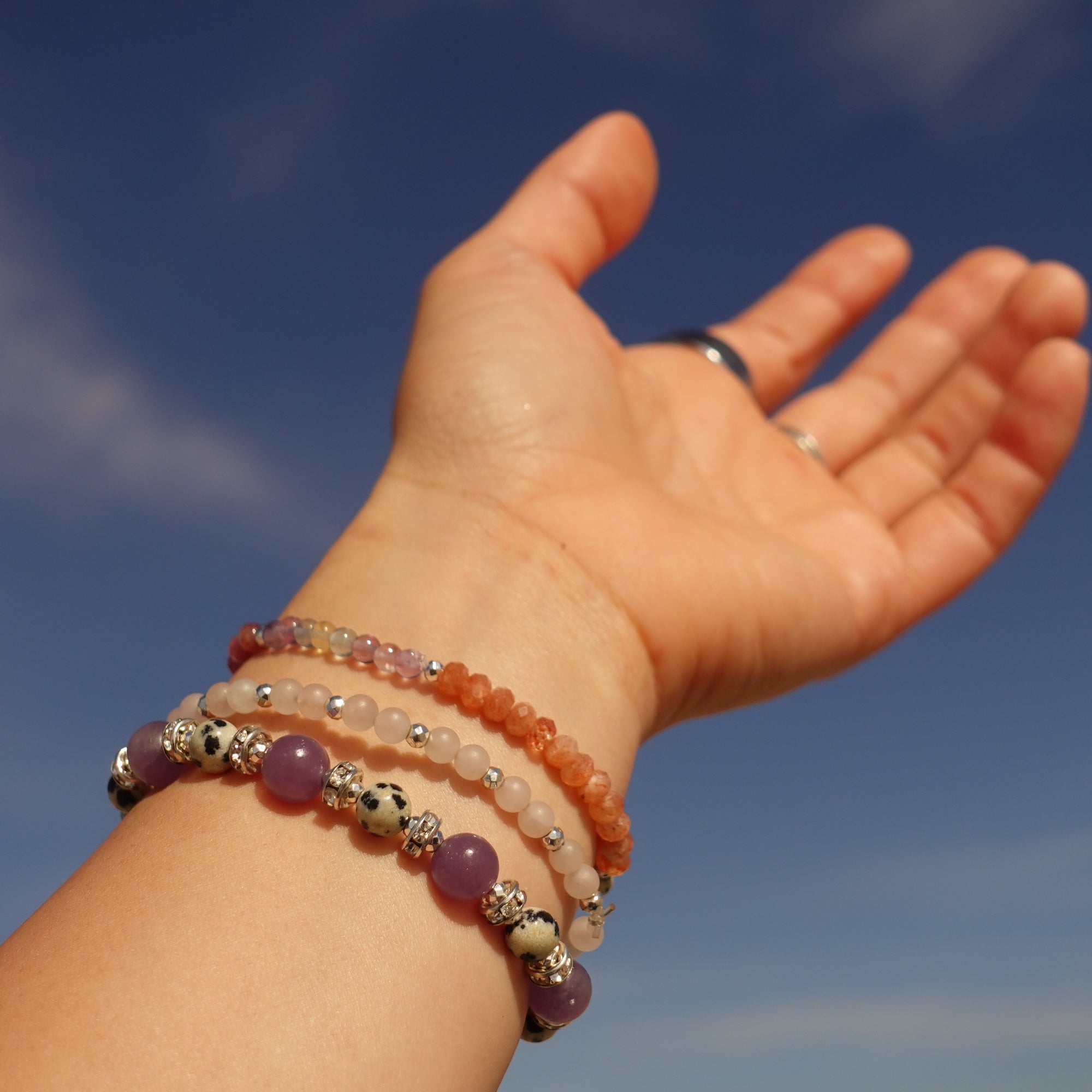 Love Bracelet (Rose Quartz)