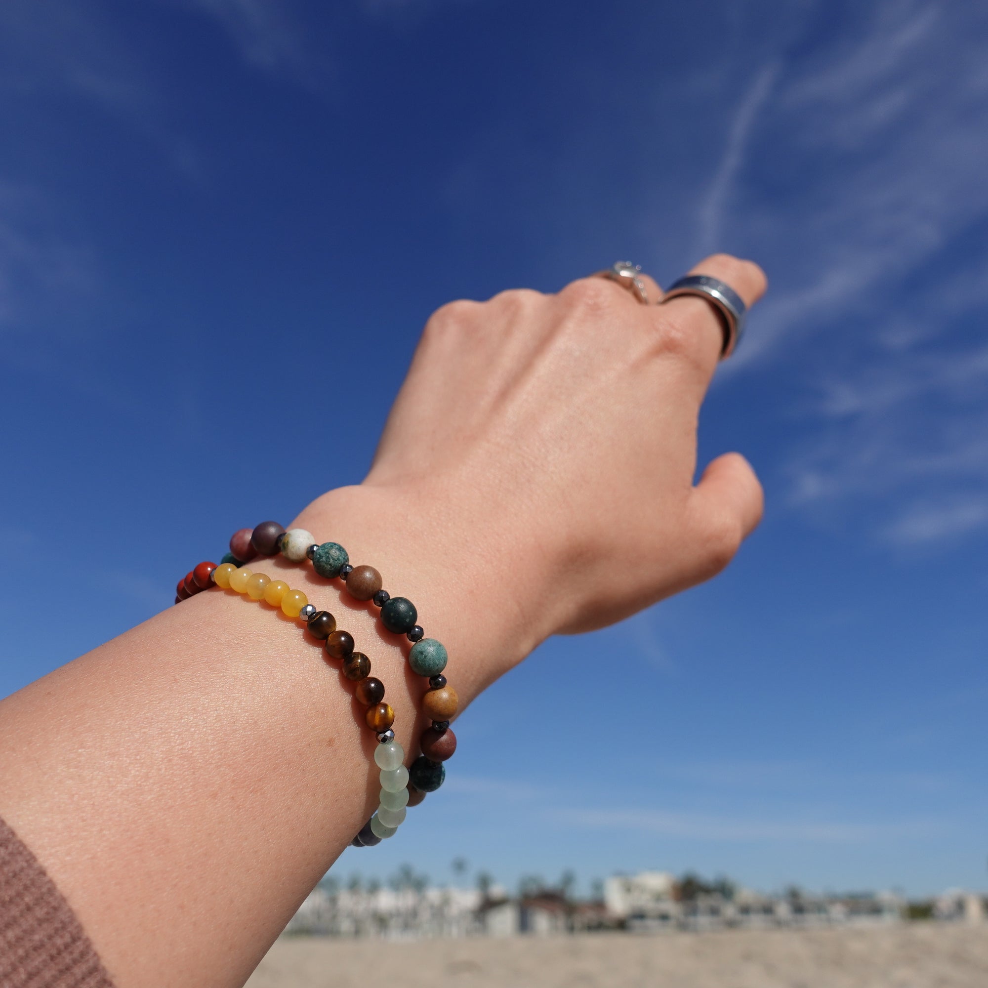 Healing Bracelet (Ocean Jasper)